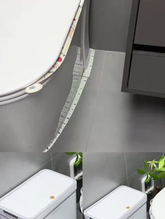 马桶旁的垃圾桶挂起来可真的是好用!#垃圾桶 #壁挂垃圾桶 #好物分享