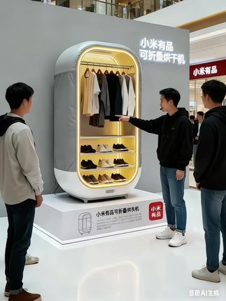 2025新款可折叠干衣机家用便携式烘干机大容量宿舍小型烘衣机杀菌