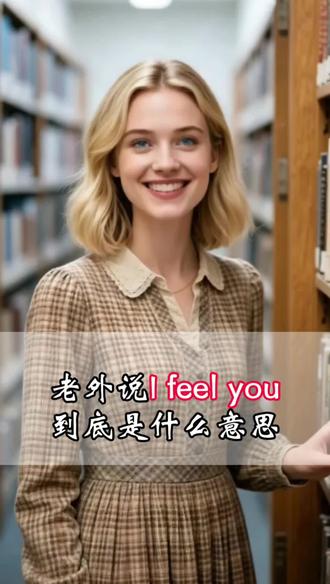 “I feel you”到底是什么意思?#英语#英语口语#学英语#零基础英语
