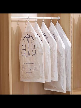 【挂式真空压缩袋】下单送电泵毛尼大衣羽绒服收纳袋 整理收纳袋#真空压缩袋 #压缩袋 #收纳袋 #整理袋 #羽绒服收纳袋