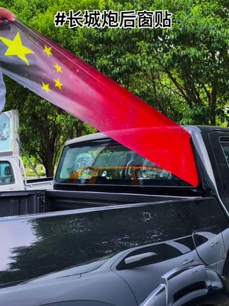 长城炮后窗贴#长城炮#专车专用 #长城炮改装 #长城炮专题