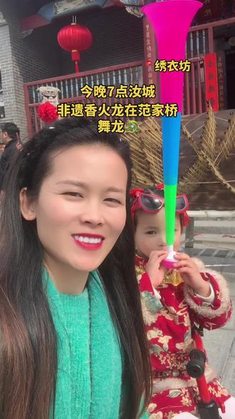今晚7点汝城非遗香火龙在绣衣坊范家桥舞龙🐉#非遗传承 #舞龙 #上热搜 #民俗文化