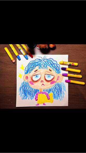 快来跟我学有手就会的人物小画!#画渣写作业 #日常瞎画 #自学画画打卡