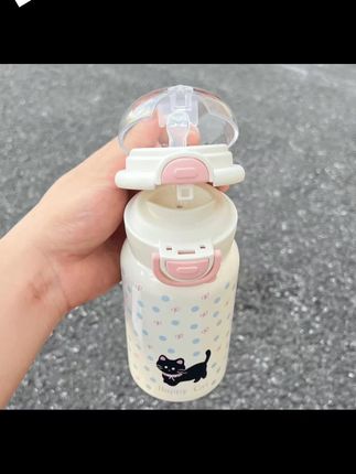 没有女孩子能拒绝这好看又实用的小猫保温杯吧!#杯子控 #保温杯 #吸管杯 #水杯#保温杯推荐