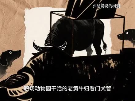 职场动物园:干活的“老黄牛”归“看门犬”管 #职场 #工作 #看门狗 #老黄牛 #同事