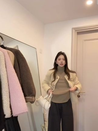 【一线成衣全无缝】半高毛衣女半高领打底衫休闲修身显瘦半袖内搭-X#每日分享 #修身显瘦 #百搭打底衫