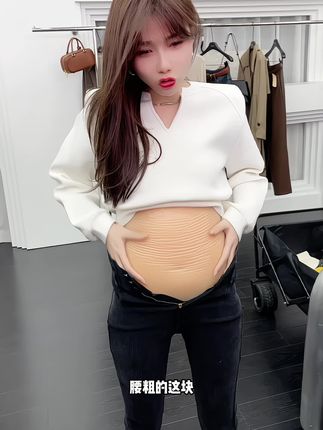 #好裤推荐 #显瘦裤子 #卡卡收腹小黑裤