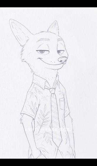 #创作者中心 #创作灵感 #手绘 #每日一画 #尼克狐尼克 疯狂动物城尼克来喽!