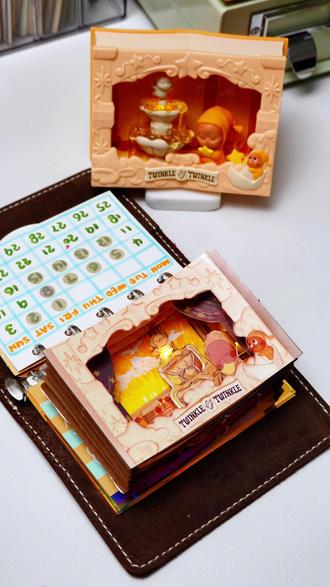 当手帐人染上星星人盲盒…#手工diy #手帐 #手工 #泡泡玛特 #盲盒改造