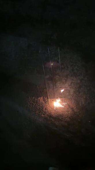 也是放了爱心烟花#烟花最浪漫的一瞬间