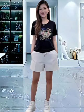 #夏季穿搭 #日常通勤穿搭 #每日穿搭分享 #百搭t恤 #白色连衣裙小个子