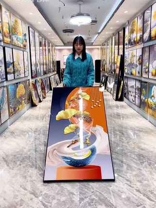 【福禄呈祥】入户玄关装饰画A现代简约过道走廊尽头壁-晶瓷镶钻带灯#装饰画 #家居软装搭配 #装饰挂画客厅 #玄关装饰画