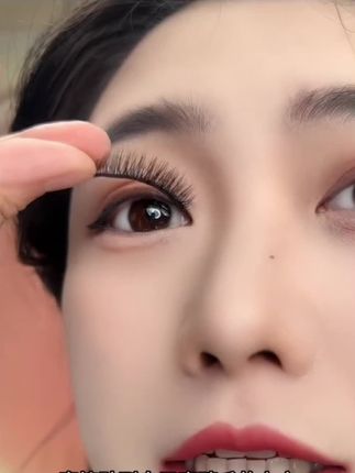温感自粘假睫毛 新款自粘假睫毛,无需胶水,重复使用三秒上妆#人人都是睫毛精