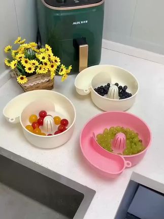 #非常方便实用 #美观实用 #厨房好帮手 #厨房必备神器 #蜗牛自动清洗篮