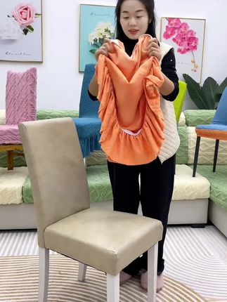 这款#椅子套 简约大气上档次,家里椅子老旧了千万别扔了,套上就象新的一样#椅子套罩通用 #餐桌椅套 #椅套 #居家好物