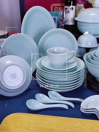 #景德镇陶瓷餐具#颜值餐具 #实拍原视频
