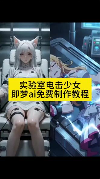 实验室电击少女ai制作教程来啦 还不会的快来试试吧#随变ai口令生成实验室视频#我的AI分身杀疯了 #AI分身戏精大赛 #ai实验室的机械挣扎 即梦seedance2.0生成实验室ai视频ai实验室制作教程,随变ai生成实验室电击视频