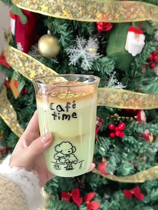 该怎么让好朋友刷到 然后送我这个小狗水杯呢#仙女都在喝什么 #水杯 #玻璃杯 #咖啡杯 #果茶杯