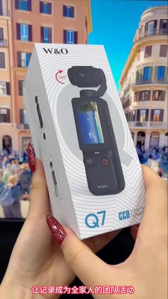 #W&O口袋相机4K超高清vlog摄像机户外骑行运动手持云台记录仪防抖 #户外拍摄 #相机 #记录仪 #数码科技