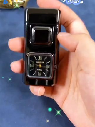 商务真表盘声控智能打火机LED灯可视化燃料仓双火焰切换新款男士 #每日分享 #打火机 #高端大气 #精品推荐 #好货推荐