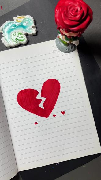 恭喜你学会了心碎的表情包#简笔画#儿童简笔画 #幼儿园简笔画#一起学画画 #一学就会的简笔画