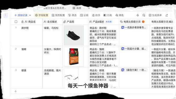 自从用了这个“摸鱼表”,每天工作时间压缩到10分钟 #科技下一站 #和卡皮巴拉一起泡板面 #飞书多维表格 #打工人必备 #电商运营