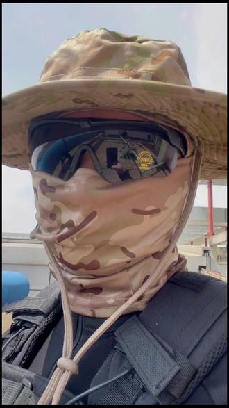 迷彩奔尼帽迷彩头套套装户外钓鱼帽子登山遮阳渔夫帽防晒防护套装#迷彩奔尼帽 #户外防晒套装 #钓鱼帽子 #登山遮阳帽 #战术头套