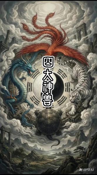 上古四灵,镇守四方!
青龙・白虎・朱雀・玄武
一眼沦陷的中式神话美学
这才是刻在骨子里的东方浪漫✨
#山海经 #四大神兽 #国风 #AI 绘画 #上古神兽