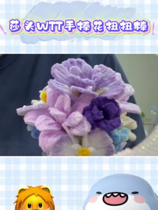 🌷莎头手捧花扭扭棒·永不凋谢的浪漫 用扭扭棒编织一份专属“莎头”的荣耀时刻!#莎头周边 #WTT纪念花礼 #扭扭棒手捧花#莎头手捧花#手工DIY@抖音小助手 @小店随心推 @抖音热点 @抖音创作小助手 @抖音创作灵感 @DOU+小助手