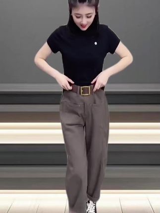 #洋气减龄 #百搭裤子 #老爹裤#不挑年龄不挑身材 #这也太好看了