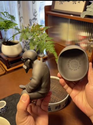 创意紫砂乌龟茶漏家用茶叶过滤器全瓷一体茶滤壳陶瓷茶宠茶玩摆件#紫砂知识 #茶具好物推荐 #茶人茶事 #茶文化知识 #高端茶器