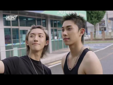 依旧rapper和他的辣妹女友 收集一些新debut花絮的23#幕后花絮 #lngshot #Ryul #Woojin #mv