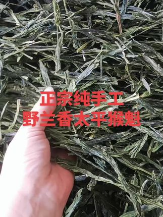 【野兰香太平猴魁】2025雨前绿茶正宗传统黄山新明乡手工捏尖浓香型#太平猴魁 #口粮 #好茶推荐