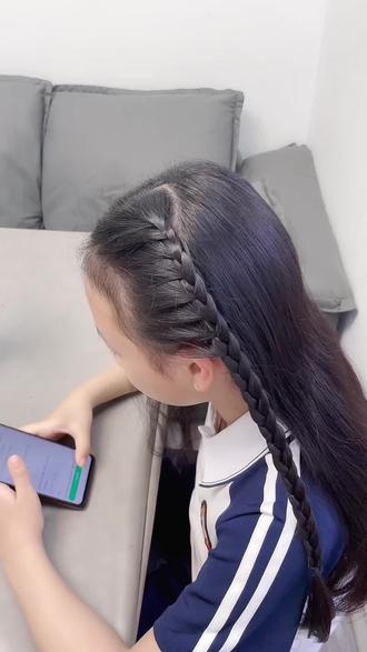 一看就会的,3+1慢教程#儿童编发 #小女孩花式辫子教程 #编发教程 #日常vlog #生女儿就是用来打扮的