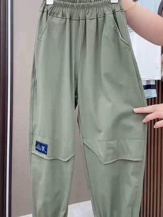 #面料柔软舒适 #谁穿谁好看系列 #潮童必备#休闲裤 #速干裤