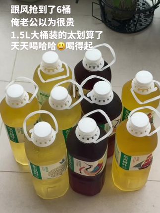 哈哈,终于蹲到东方树叶1.5L大桶装的大羊毛啦!快冲呀#快乐水 #饮品推荐 #超便宜超划算 #东方树叶 #仙女都在喝什么