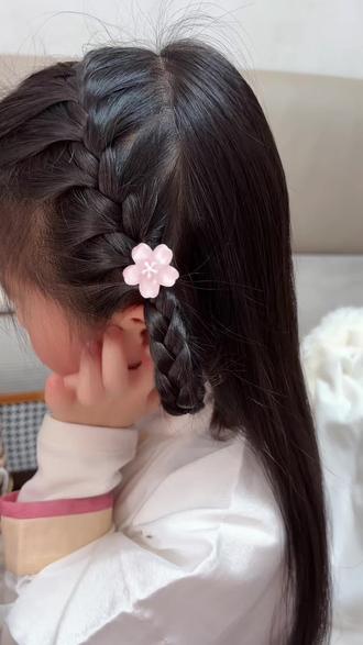 温婉古风扎发,简单易学,给你的宝贝扎起来!#女童甜美编发 #古风编发#儿童编发#日常编发#就这样记录你慢慢长大