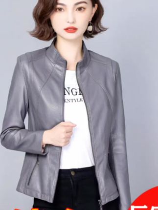 #我要上热门 #海宁真皮皮衣女短款绵羊皮女士皮夹克修身机车小个子洋气时尚外套#职业穿搭 #每日分享 #弹棉花完整版原版 #我要上热们