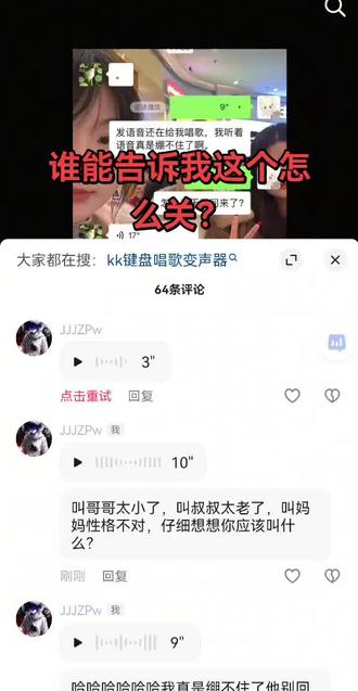 谁能告诉我这个变声器怎么关?
