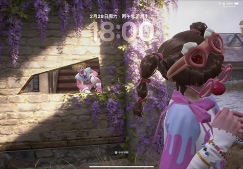 雪地希恩港花墙打卡#和平精英