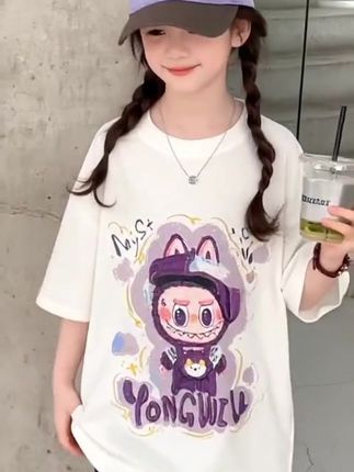 #女童夏季短袖套装 2025#新款儿童夏款运动时尚洋气#夏装中大童女孩潮#上热门🔥 #生女儿就是用来打扮的