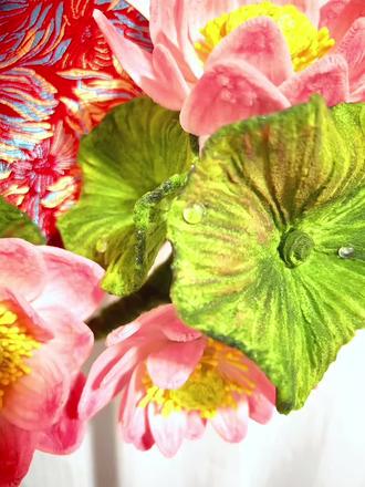 扭扭棒新年国风荷花团扇 邂逅浪漫的古装风情#新年配饰 #新年国风氛围感 #扭扭棒团扇 #扭扭棒 #扭扭棒教程