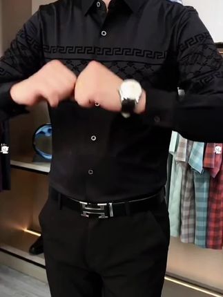 喜欢的朋友放心尝试,现货嘎嘎快#男装测评 #衬衫控 #衬衫穿搭 #服装测评 #秋冬穿搭