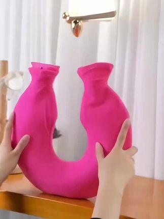 #【秋冬必备】U型热水袋围脖注水护颈肩颈暖颈椎热敷暖水袋暖脚暖手#好物推荐#好物分享