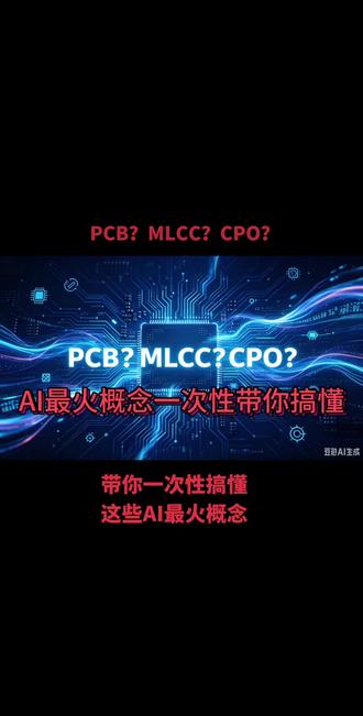 最近刷屏的PCB、MLCC、CPO到底啥意思? 一文讲透AI圈所有黑话 #AI #大模型 #半导体 #科谱