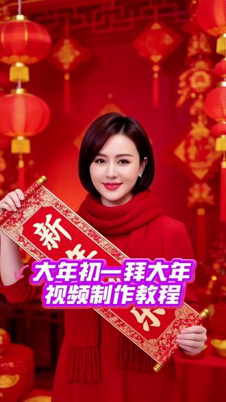 大年初一拜大年,拜年视频制作教程,大年初一拜个年教程 很多人在找大年初一拜大年(大年初一拜个年)的拜年视频制作方法,还有对应的拜年文案使用技巧,今天就给大家整理了用剪映操作的准确内容。首先要明确大年初一拜大年视频的制作步骤,避免出现效果不好或者翻车的情况,新手也能跟着步骤完成大年初一拜大年的拜年视频制作。按照教程里的流程设置参数,输入对应的口令,就能做出想要的大年初一拜大年视频效果,不用再纠结为什么自己做的效果不好,跟着详细步骤来,就能快速完成制作,解决你在操作中遇到的各类问题。#剪映教程 #大年初一拜大年 #拜年视频 #新年祝福 #抖音拜大年 大年初一拜大年怎么做 大年初一拜大年教程 大年初一拜大年步骤 大年初一拜大年参数 大年初一拜大年口令 大年初一拜大年制作流程 大年初一拜大年翻车原因 大年初一拜大年效果不好 新手大年初一拜大年 详细大年初一拜大年教程 大年初一拜年视频怎么做 大年初一拜年视频教程 大年初一拜年视频步骤 大年初一拜年文案怎么做 大年初一拜年文案教程 抖音拜大年模板怎么做 抖音拜大年模板教程 拜年视频参数 拜年视频翻车原因 拜年视频效果不好 新手拜年视频 详细拜年视频教程 大年初一拜大年剪映设置 大年初一拜大年制作步骤