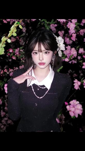 《6》换个背景,氛围感不就出来了吗!#p图教程#出片不用动脑 #醒图创作者 #醒图#海棠花