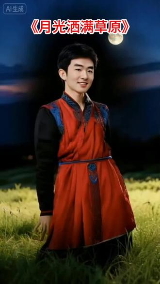 #Ai制作手势舞《月光洒满草原》