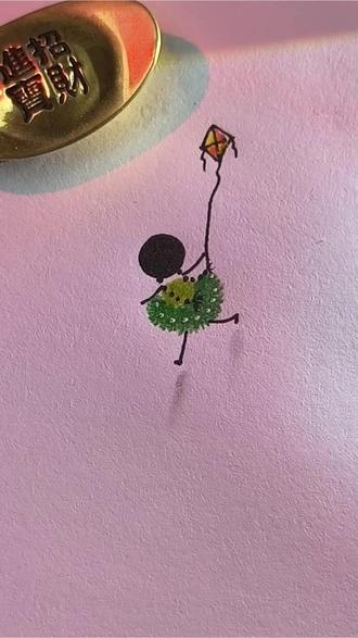 比一比谁画的好看#简笔画 #简笔画原创 #立体小人简笔画 #画画教程