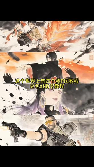 这个世界上有四个我P图教程来了 这个世界上有四个我 这个世界上有三个我 世界上有四个我#火影忍者#王者#三角洲#豆包ai #豆包P图已经nextlevel了